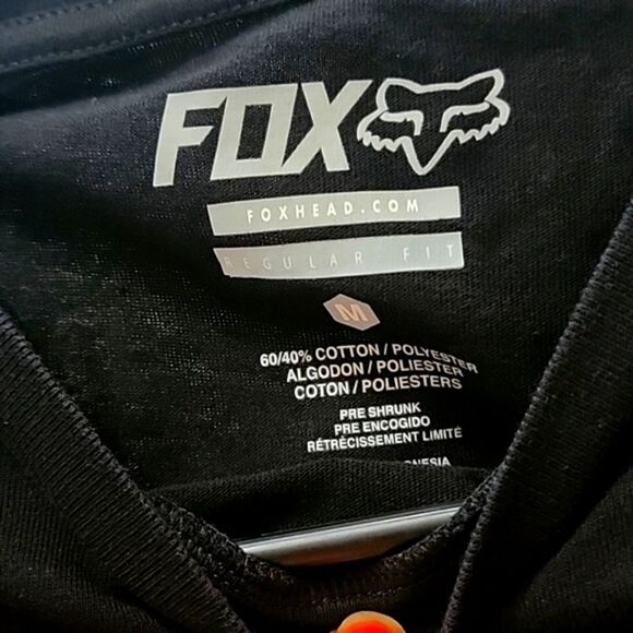 Fox Head Racing Black T-Shirt with Pocket NWT AND NWOT - Picture 3 of 7